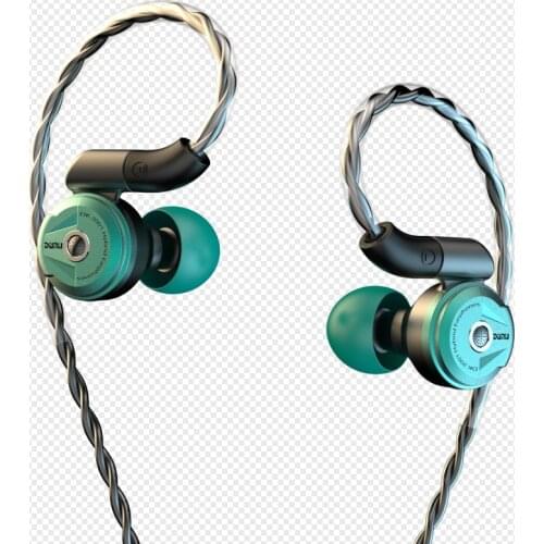 DUNU DK2001 HiFi Audio 3BA+1DD Hybrid Drivers In-ear Earphone IEM with Catch-Hold MMCX Connector OCC copper Litz cable