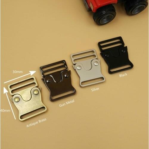 New 1" 5Pcs For 25mm Webbing High Quality Quick Side Release Metal Belt Buckles Hand Made Craft Bags Clothes Shoes Accessories