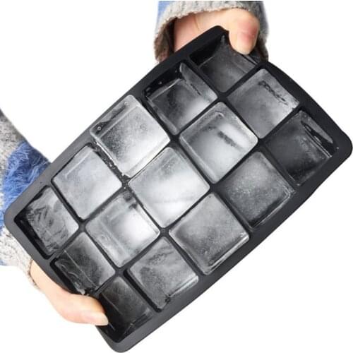 NEW 15-Cavity DIY Ice Maker Silicone Ice Cube Maker Ice Cube Trays Candy Chocolate Mold Square 1pc