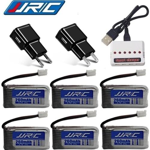 Original JJRC H36 battery 3.7V 260mAh 25c For jjrc E010 E011 E012 E013 F36 3.7v Lipo Battery Charger Sets RC Quadcopter Parts