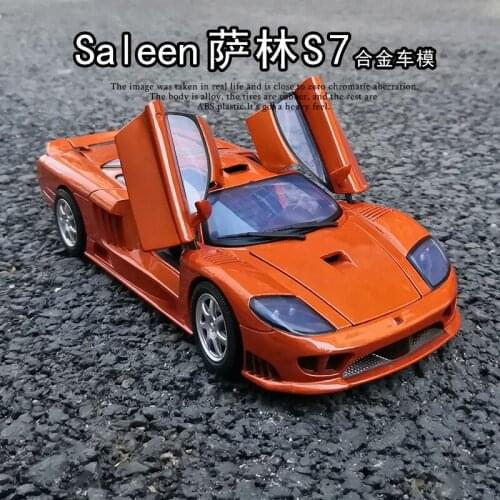 Motormax 1:18 SALEEN S7 Door open wheels turn slide Die casting collection alloy car