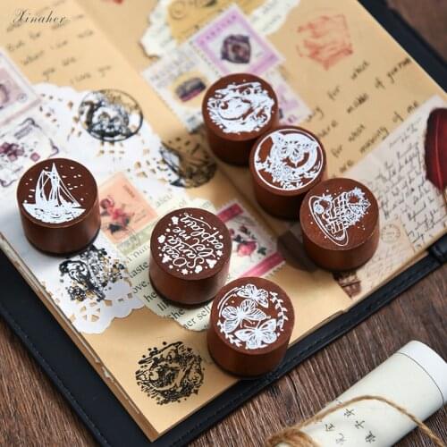 Vintage Butterfly cake Plum blossom decoration stamp wooden rubber stamps for scrapbooking stationery DIY craft standard stamp