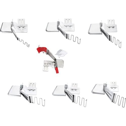 Single Needle Lochstitch Sewing Machine Plain Bias Binder Edge Binding Double Fold Clean Finish Top & Bottom Binder Attachment