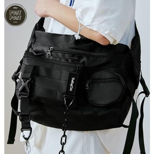 Street Fashion Large Shoulder Strap Chest Bag For Women Men Fabric Resistant Sportive Big Designer Young 2021 New Chic sac bolsa