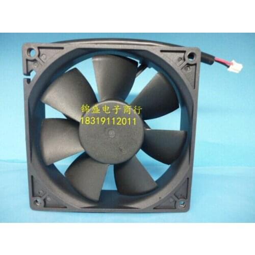 Original 90*90*25 12V 0.27A D90SH-12 2 wire chassis fan