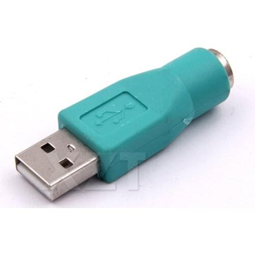 High Quality 1pcs Portable USB Male To for PS2 Female Adapter Converter for Computer PC Keyboard Mouse