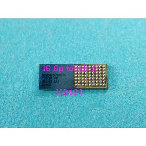 10pcs/lot crystal touch ic for Iphone 6 6plus silver color U2401 BCM5976C1KUB6G