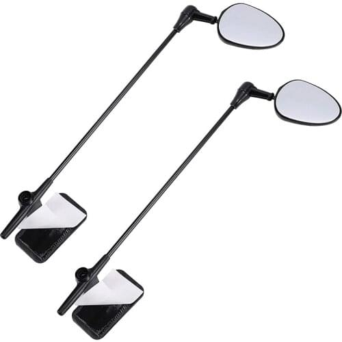 2 Pcs Bicycle Helmet Mirrors, 360-Degree Adjustable Light Bicycle Riding Rearview Mirrors