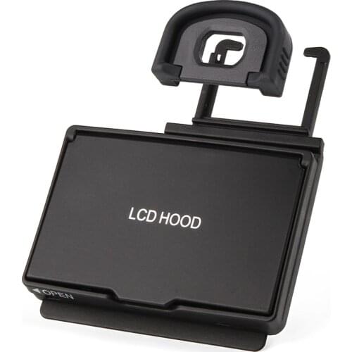 2in1 LCD Screen Protector Pop-up Sun Shade Hood Cover for Canon 1DX/ 1DX MARK II