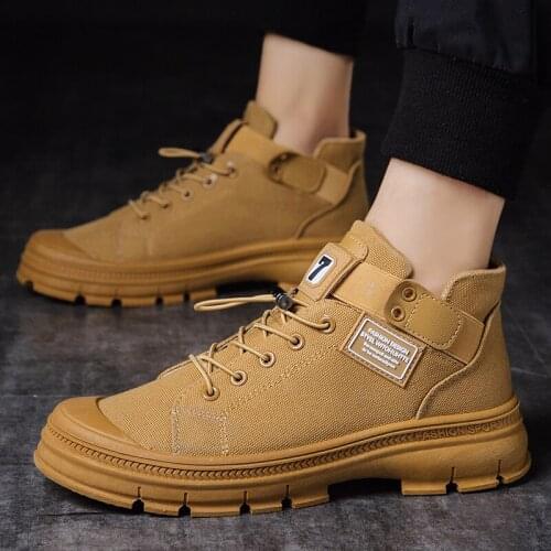 Coturno mens boots dress breathable fashion sport on sapato botas leather sneakers spring shoes leisure sale zapatos informales