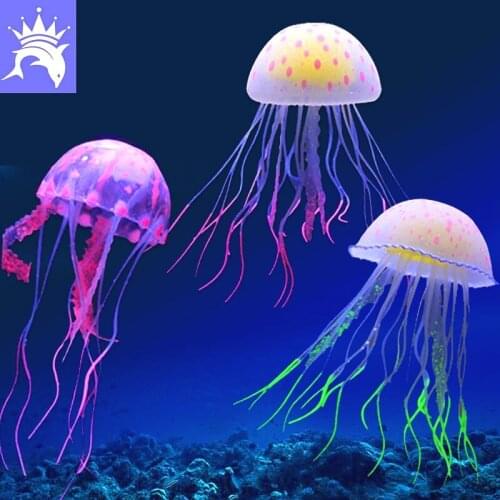 Fishbowl Decoration and Landscape Simulating Lighthouse Aquarium Silica Nightlight