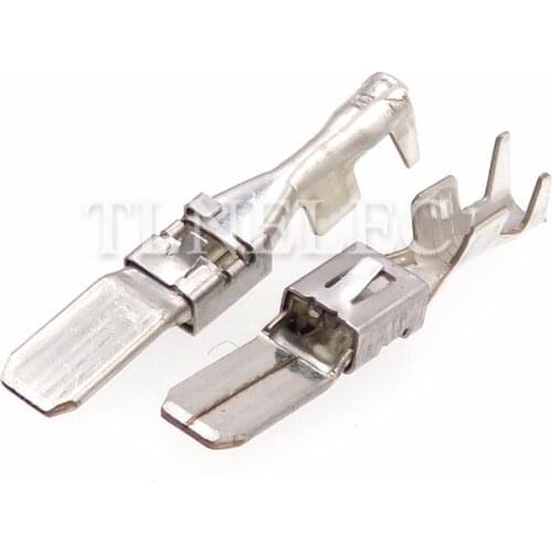 DJ615-4.8 Connector Terminal 4.8 Series High Power Current Crimp Screw Splice Wire Terminal for Automotive Electrical Connect