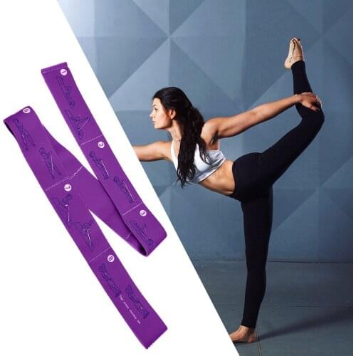 Stretch Strap Fitness Dancing Ligament Band Pilates Leg Stretcher Loop