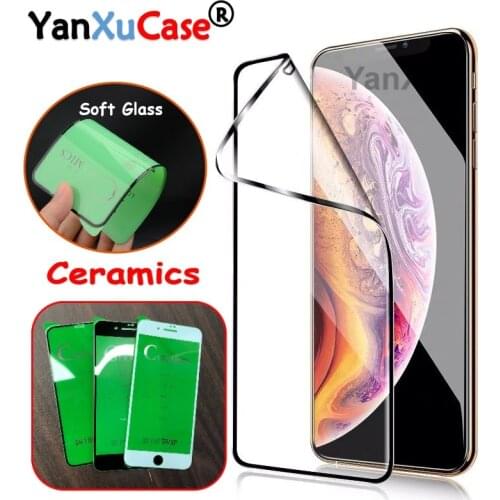 Full Cover Ceramics Screen Protector For i12 Explosion-proof Soft Film For iPhone 12 11 Pro Max XS Max XR X 8 7 6S Plus SE2 Film