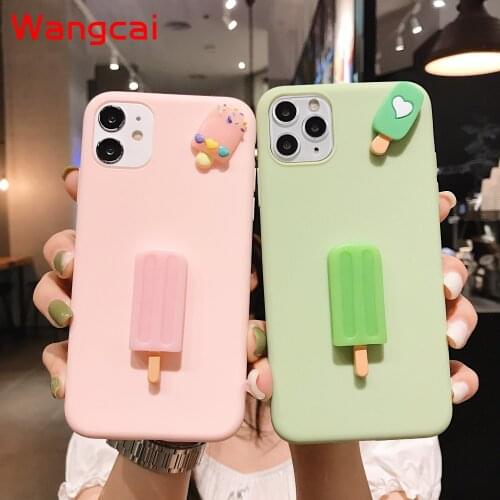 Summer Ice Cream Phone Case For Huawei P40 Pro + Plus Lite E P30 P20 Plus Lite P10 P9 Lite Plus Cute Soft TPU Bling Back Cover