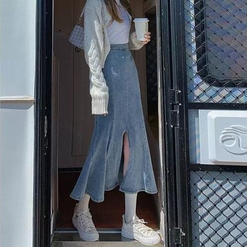 Женские юбки джинсовые MIKYO & MLD China At AliExpress