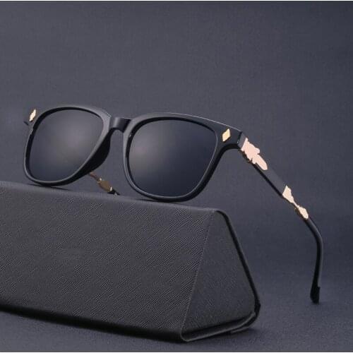 2021 Sunglasses men new European and American net red square sunglasses mens trendy light frame