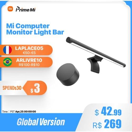 Xiaomi Mijia Desk Lamp Foldable USB Hanging Light Student Eyes Protection PC Monitor Screen Light LED Bar with Remote control