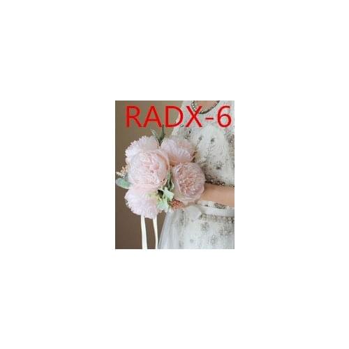 New emulation rose bride holding a flower home table decoration ornaments RADX