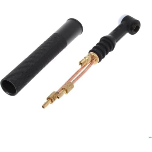 OOTDTY Flexible TIG Welding Torch Head Body For Cooled Water 250A WP-20F Series Machine