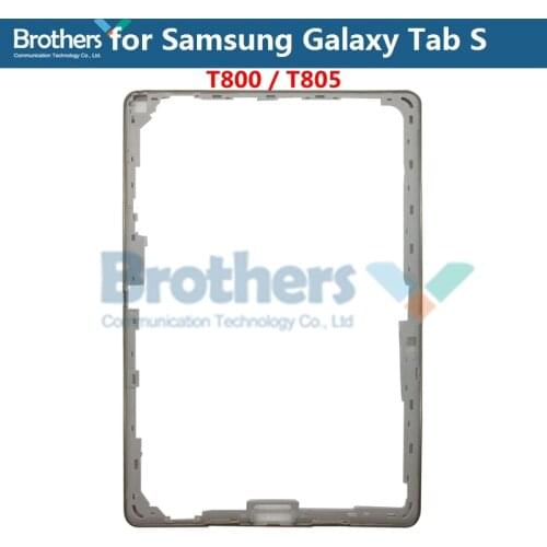 Front Bezel for Samsung Galaxy Tab S 10.5 T800 Wifi / T805 T805C 4G Front Housing Frame Plate Gold Replacement Repair Parts Top