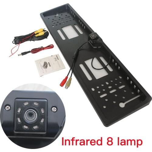 Vehicle license plate frame/Camera license plate frame/Fixed license plate frame /8 light infrared camera License plate frame