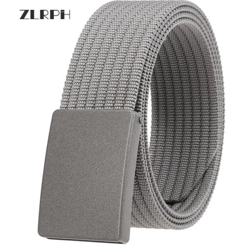 ZLRPH Hot sale Men belt High Quality Automatic Buckle Nylon Belt OutdoorTravel Tactical Waist Belt