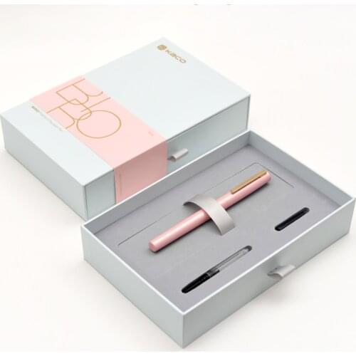 Kaco Brio berent Pen Metal Brass Pen Gold Plating Pen Ink Absorber Bag Dual-Use Student Calligraphy Office Stationery