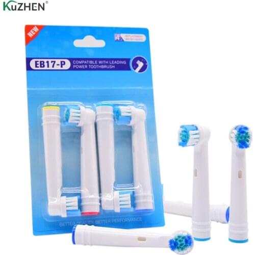 4pcs Electric Toothbrush Heads Brush Heads Replacement for Oral Hygiene Replacement Brush Heads For Oral-B Electric Toothbrush