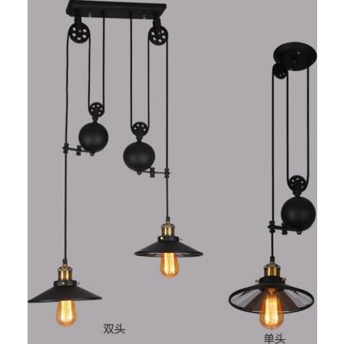 Modern lampen industrieel crystal restaurant living room Home Decoration E27 Light Fixture industrial lamp hanging lamp