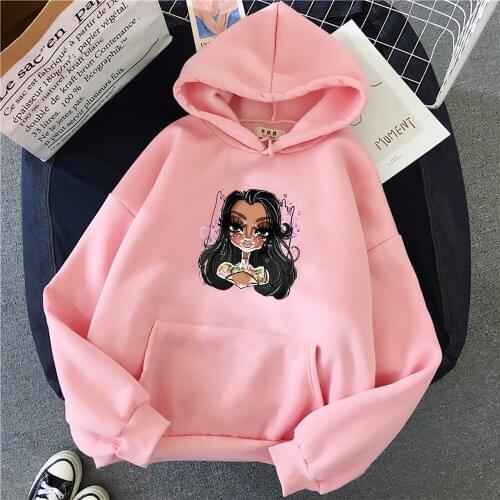 Bratz Letter Sweatshirt Harajuku Kawaii Cute Hoodie women Kpop Winter Clothes Femme Tops Aesthetic Oversized Hoodies y2k Moletom