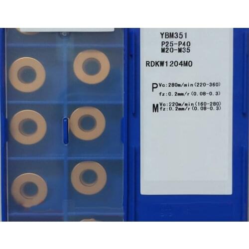 RDKW RDKW0803MO RDKW10T3MO RDKW1204MO RDKW1605MO YBM351 RDKW0803 RDKW10T3 RDKW1605 Carbide Inserts for Steel & Stainless