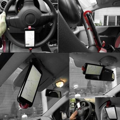 Universal Car Steering Wheel Bracket Telescopic Mobilephone Handlebar Bicycle Gps Car Wheel Mount Steering Accessories Hold Q5Z3