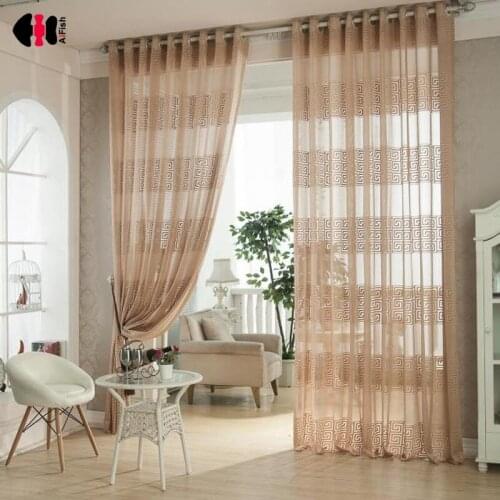 Chinese Style Jacquard Hollow Curtains Drapes For Balcony Living Room Custom Curtains Blinds Window Treatment WP034B