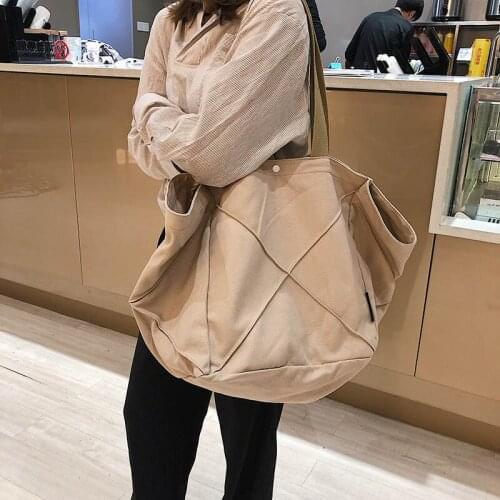 Women Canvas Large Shoulder Bags Casual Handbags Ladies Designer Handbags Tote Bolsa Feminina Bolsos Mujer