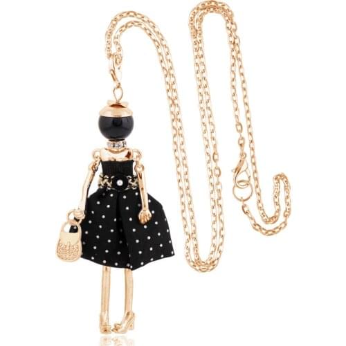 Handmade Women Pendant Lovely Necklace Fashion Jewelry Trendy 2020 New Alloy Girl Accessory Sweater Long Necklace Gift