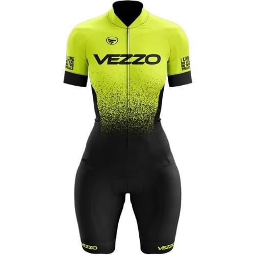 Ladies Cycling Jumpsuit Triathlon Sports Racing Suit Mountain Bike Pink Seat Lycra Quick-Drying Breathable Slim Fabric Skinsuit