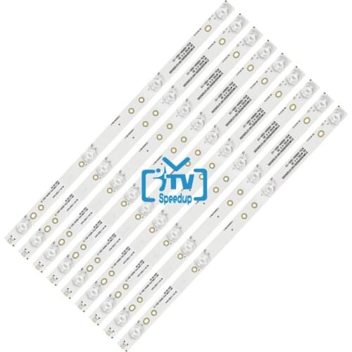 10pcs 440mm LED backlight strip 4 lamp for AKAI 50'' TV JP50UHD110-4K JS-D-JP50EU-042EC E50EU1000 MCPCB