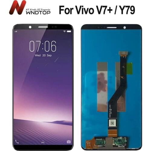 100% Tested 5.99" For Vivo V7+ / V7 Plus LCD Display Touch Screen Digitizer Assembly Replacement For Vivo Y79 LCD