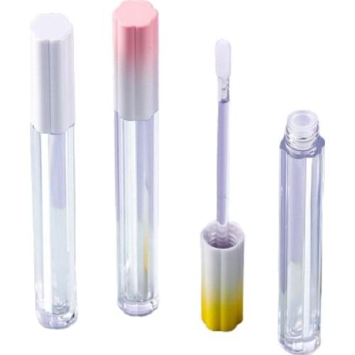 2.5Ml Lip Gloss Tubes Transparent Lip Glaze Bottle Plastic Travel Refillable Container Empty Lipgloss Packaging 50Pcs 100Pcs