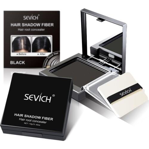 3 Colors Hair Concealer Powder Instantly Cover Up Sevich 12g Hair Line Powder Waterproof Dark Brown Hair Shadow Powder TSLM1