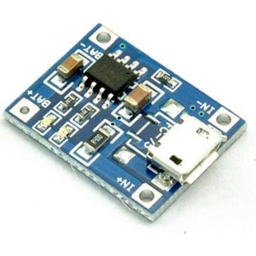 50pcs/lot TP4056 1A Lipo Battery Charging Board Charger Module lithium battery DIY MICRO Port Mike USB New Arrival
