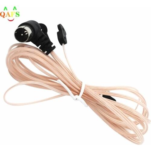 FM Radio Antenna 6.5ft FM Dipole Indoor T Antennas MD Aerial Receiver TV Aerial NTSC Male Type F Connector For FM Radio Indoor