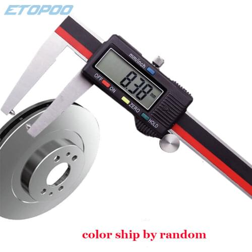 0-100mm stainless steel digital Brake Disc vernier Caliper electronic Brake caliper Disk caliper Tyre Thickness Gauge Ruler