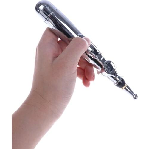 Electric Acupuncture Point Massage Pen Body Head Back Neck Leg Massager Pain Relief Laser Therapy Electronic Meridian Energy Pen