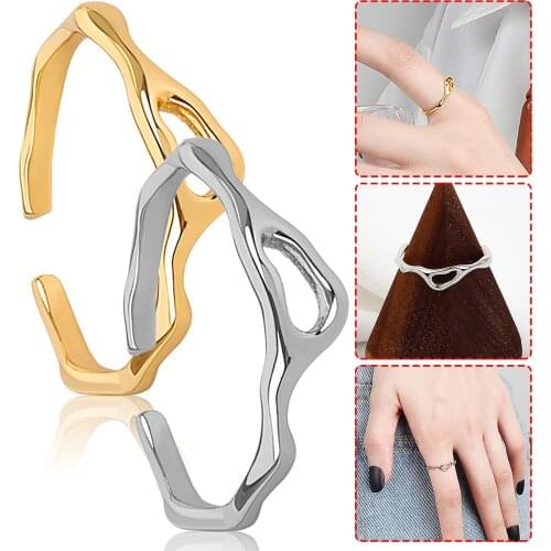 Rings for Women Men 925 Sterling Ring Of Personality Of New Fund Design Sense Is Irregular Reveal Your Charm Jewelry Gift