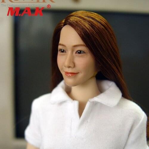KM005 1/6 Girl Head Sculpt Headplay Figure Head For 12" Inch Action Figure Dolls Collection Doll Toys