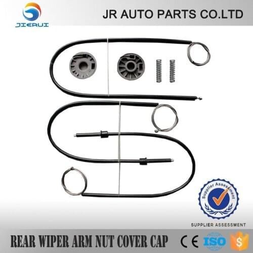 Auto Window Regulator Repair Kit For Smart Roadster 2003-2005 Front Right + LEFT Side 2 Set cable + Roller and springs