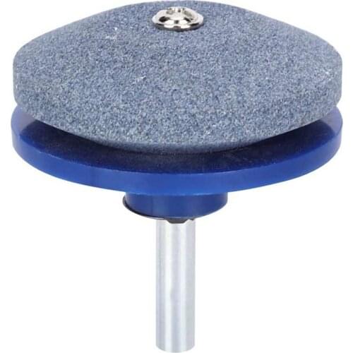 2Pcs 1/4in Lawn Mower Blade Sharpener Stone Trimmer Grinding Sharpening Garden Tools Accessories