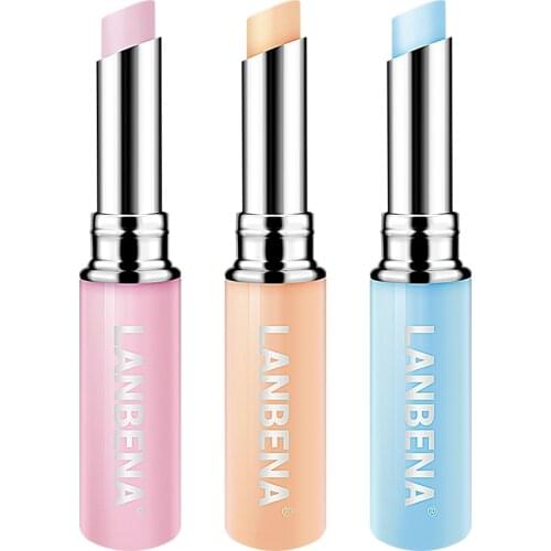 LANBENA Chameleon Lip Balm Moisturizing Nourishing Lip Plumper Reduce Fine Lines Rose Hyaluronic Acid Long-lasting Lipstick Care